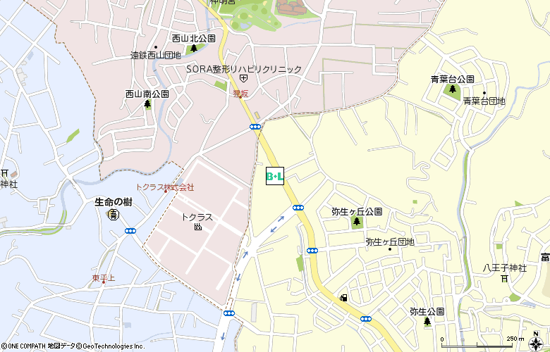 有限会社　玉井コンタクト付近の地図